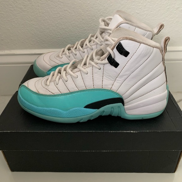 Aqua Air Jordan 12 Retro (Women’s Size 8/Kid’s 6) - Picture 2 of 6